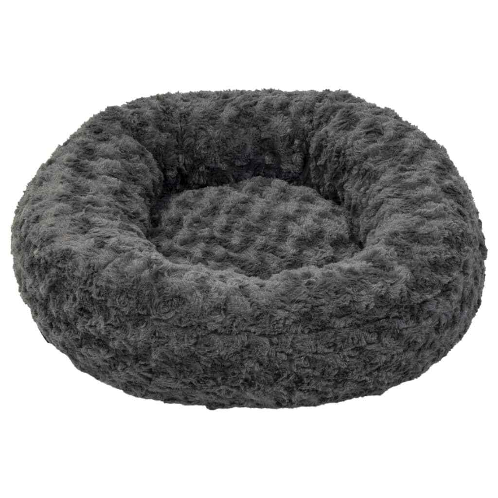 Jack and Vanilla Pet Basket Softy Cat Bed Pet Supply Doughnut Bed Beige