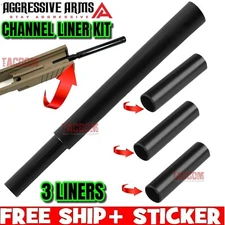 AGGRESSIVE ARMS PREMIUM  GLOCK CHANNEL LINER KIT - TOOL + 3 LINERS - REPLACE OLD