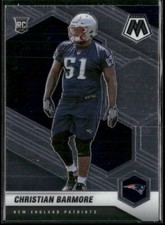 2021 Panini Mosaic #358 Christian Barmore New England Patriots Rookie Card. rookie card picture