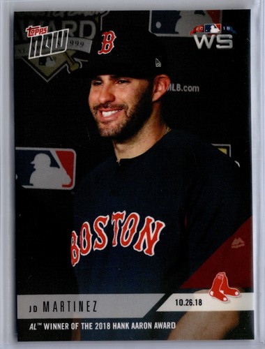 2018 Topps Now 945 J.D. Martinez