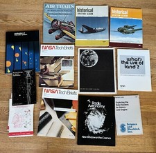 Lot of 15 NASA Books Magazines Astronomy Aviation Solar System