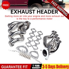 Exhaust Header Kit For Chevy Avalanche Silverado Sierra Tahoe 4.8 5.3 V8 Exhaust Header Kit For Chevy Avalanche Silverado Sierra Tahoe 4.8 5.3 V8
