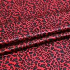 Scarf Scarves Neckerchief Oblong Wild Rag Western Bandana silky red black 14x42