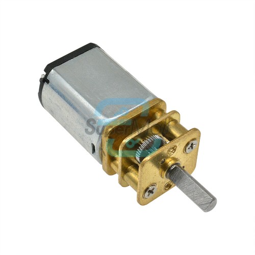 DC 3V 6V 12V 100RPM Micro Speed Reduction Gear Motor Wheel Shaft Metal Gearbox - Bild 87 von 118
