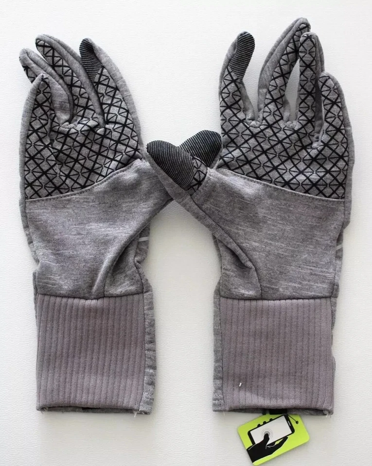 Nike Sphere Running Gloves Women's Medium Dri-Fit Grey/Silver - Image 2 of 4