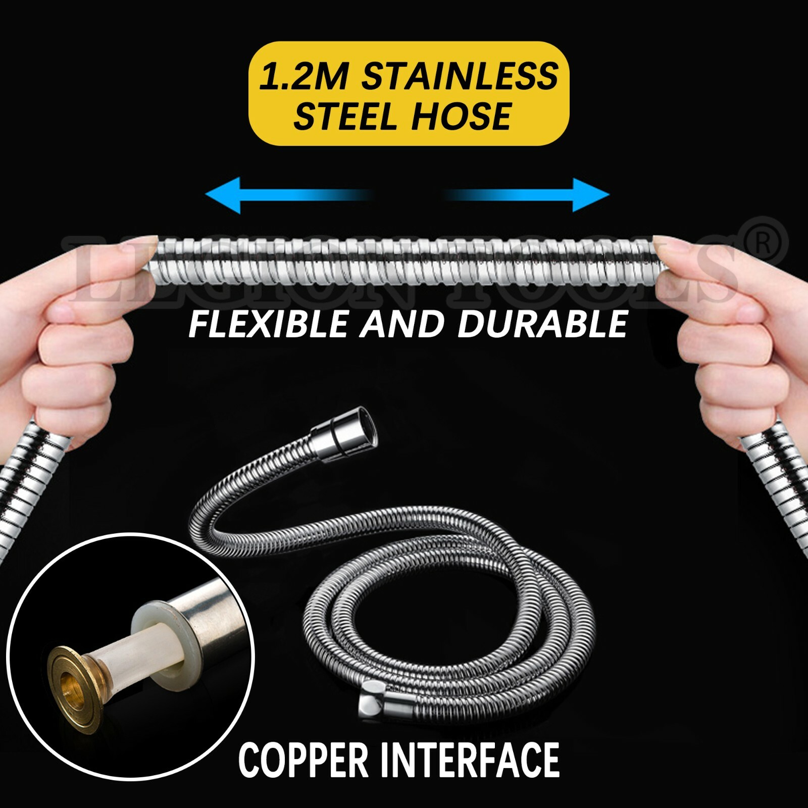 Bidet Spray Shattaf Shower Head Hose Diverter Sprayer Kit Douche Toilet