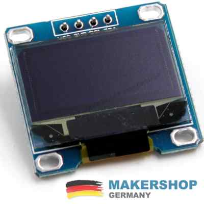 0,96 Zoll Arduino OLED Display SSD1306 BLAU 128x64 I2C/IIC Modul SPI