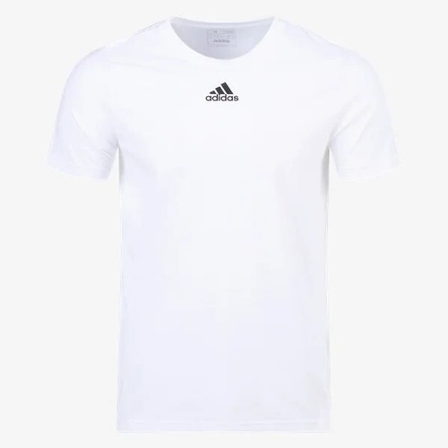 Camisa de manga corta Adidas blanca fresca para hombre HS0843 talla 3XL (Y314)