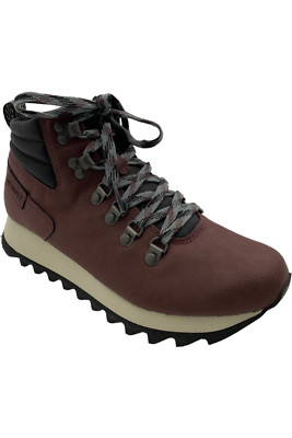 Merrell Lace-Up Hiking Boots Alpine Hiker Burgundy