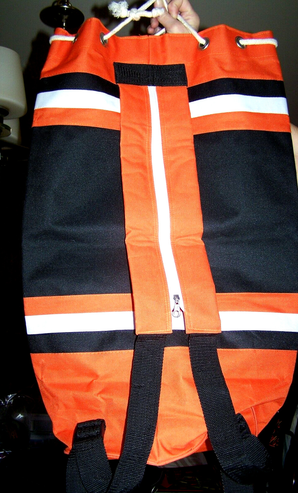 HarleyDavidson Logo Canvas Laundry Backpack Overnigh… Gem