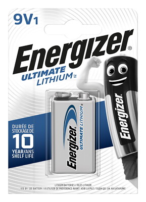 1x1er Blister-Energizer Ultimate Lithium 9V E-Block 6LR61 MN1604 U9VL-J