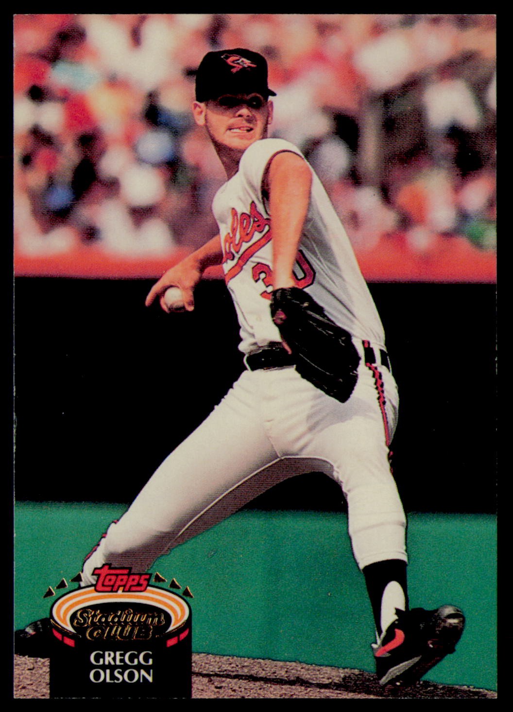 1992 Stadium Club #293b Gregg Olson
