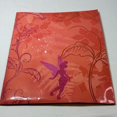 Rare VTG Disney Fairies Tinkerbell Folder Y2K Unpunched Two Pocket Stationery