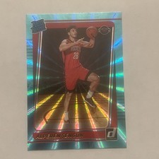 2021-22 Panini Donruss - Rated Rookie Alperen Sengun #219 Holo Teal Laser (RC)