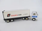 Vintage 1970s Tonka Toys - Tiny / Mini Tonka Transcon Lines Tractor / Trailer