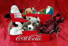 COCA COLA Plush Bean Bag Collectibles 6 Pack Carton 1997 1993 - 6 Bean Bags