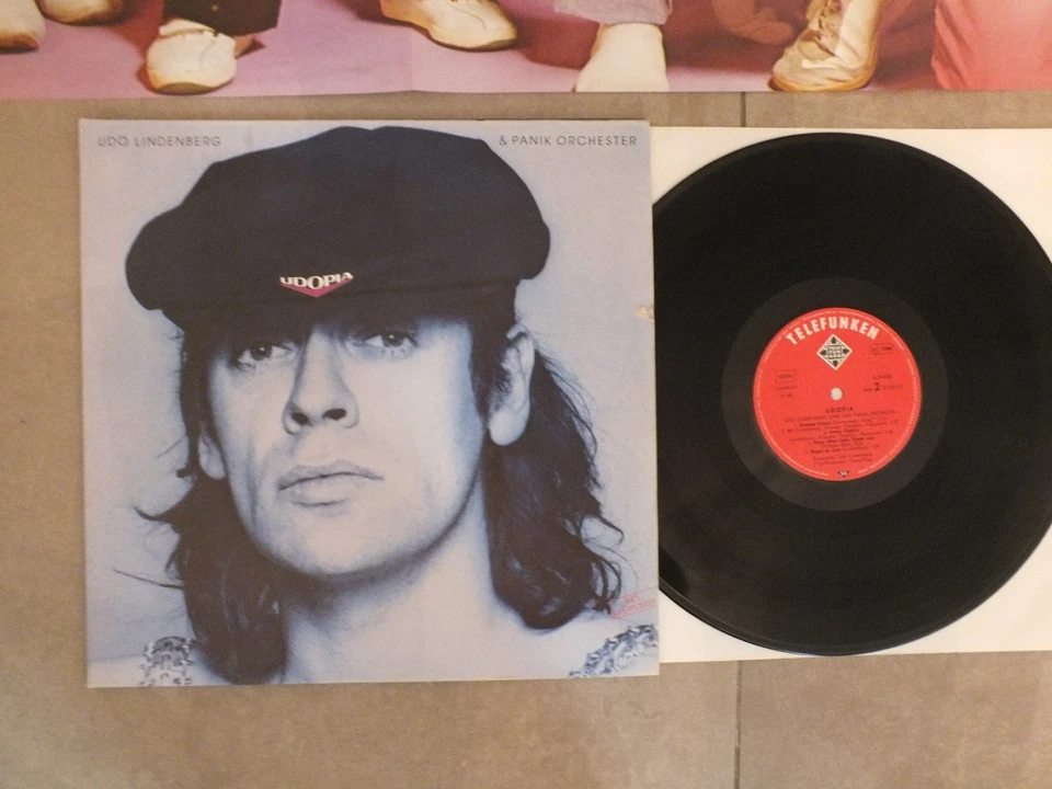 Udo Lindenberg - Udopia      GERMANY  LP + POSTER   GAT  Vinyl   vg+  #2 - Bild 2 von 4