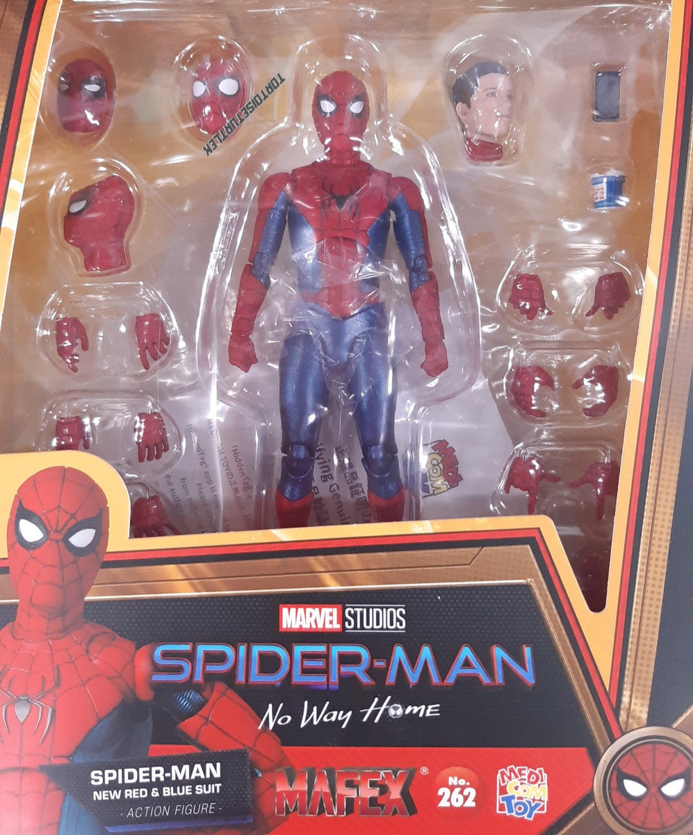 MAFEX No.262 Spider-Man New Red & Blue Suit MARVEL Medicom 6in