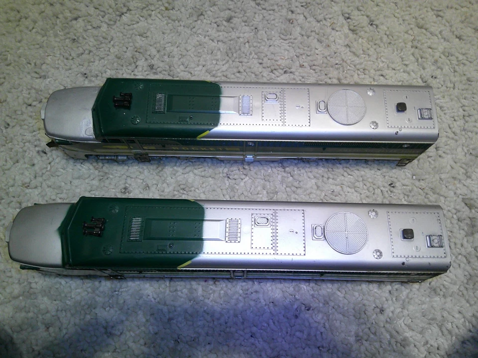 S GUAGE AMERICAN FLYER  #474-475 ROCKET A-A UNIT DIESELS - Image 2 of 4