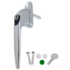 Yale uPVC Universal Window Handle Inline Locking Espag Double Glazing