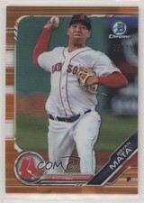 2019 Bowman Chrome Prospects Orange Refractor 8/25 Bryan Mata #BCP-140 uk2