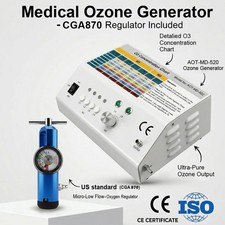 Ozone Therapy Generator Machine Kit with Micro-Flow Regulator CGA 870