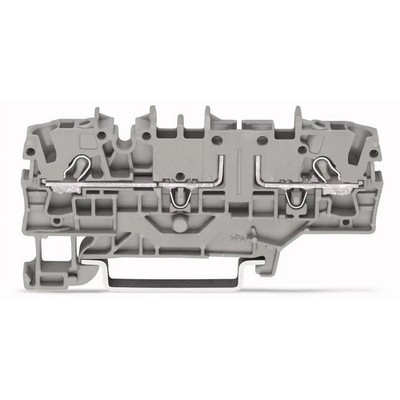 Wago Reihenklemme Basisklemme Klemmenblock grau Push-in Cage 2,5 Clamp 50 Stück
