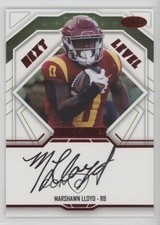 2024 SAGE HIT High Series Next Level Signatures Red Marshawn Lloyd Auto 3hd