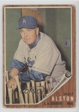 1962 Topps Walter Alston #217 HOF 1h7f