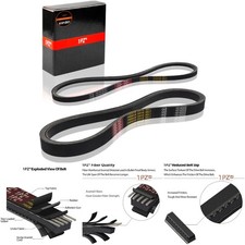 Clutch Starter Generator Drive Belt Kit Club Car DS 1997-2004 Golf Cart