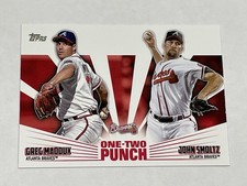 2023 Topps Baseball One-Two Punch - Greg Maddux & John Smoltz - Atlanta Braves