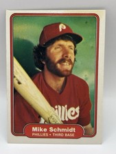 1982 Fleer Mike Schmidt #258 Philadelphia Phillies