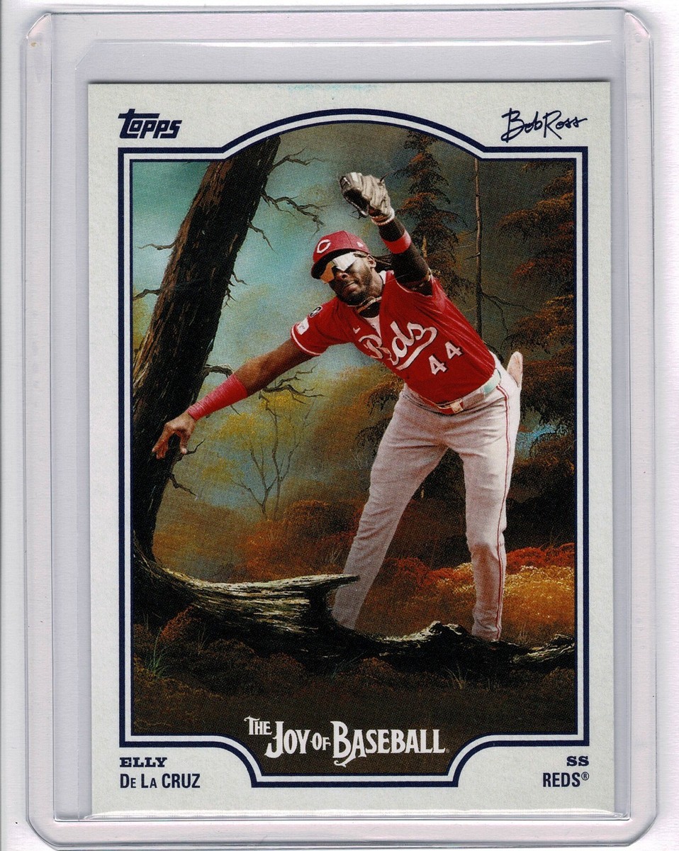 2025 Topps x Bob Ross: The Joy of Baseball Elly De La Cruz #28