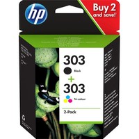 Hp 303 Tintenpatrone Schwarz/Cyan/Magenta/Gelb (3YM92AE) (Original)