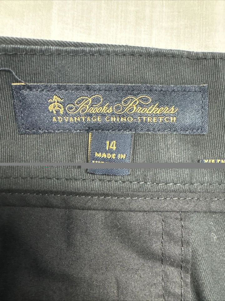лот из 2 brooks brothers преимущество chino эластичные брюки женщин sz 14 черный, синий - Изображение 3 из 4