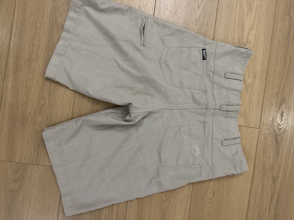 Rusty Chino Shorts Mens 31 Ivory Y2K Surf Beach   - Image 4 of 4