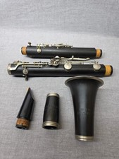 The Woodwind Clarinet Bb Wood Medium Bore Black Unfinished Made in USA with Case