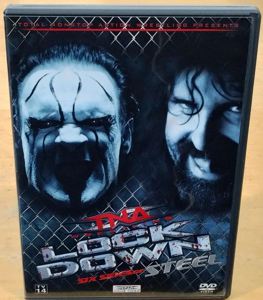 TNA Wrestling - Lockdown 2009 Six Sides Of Steel DVD In Mint Condition