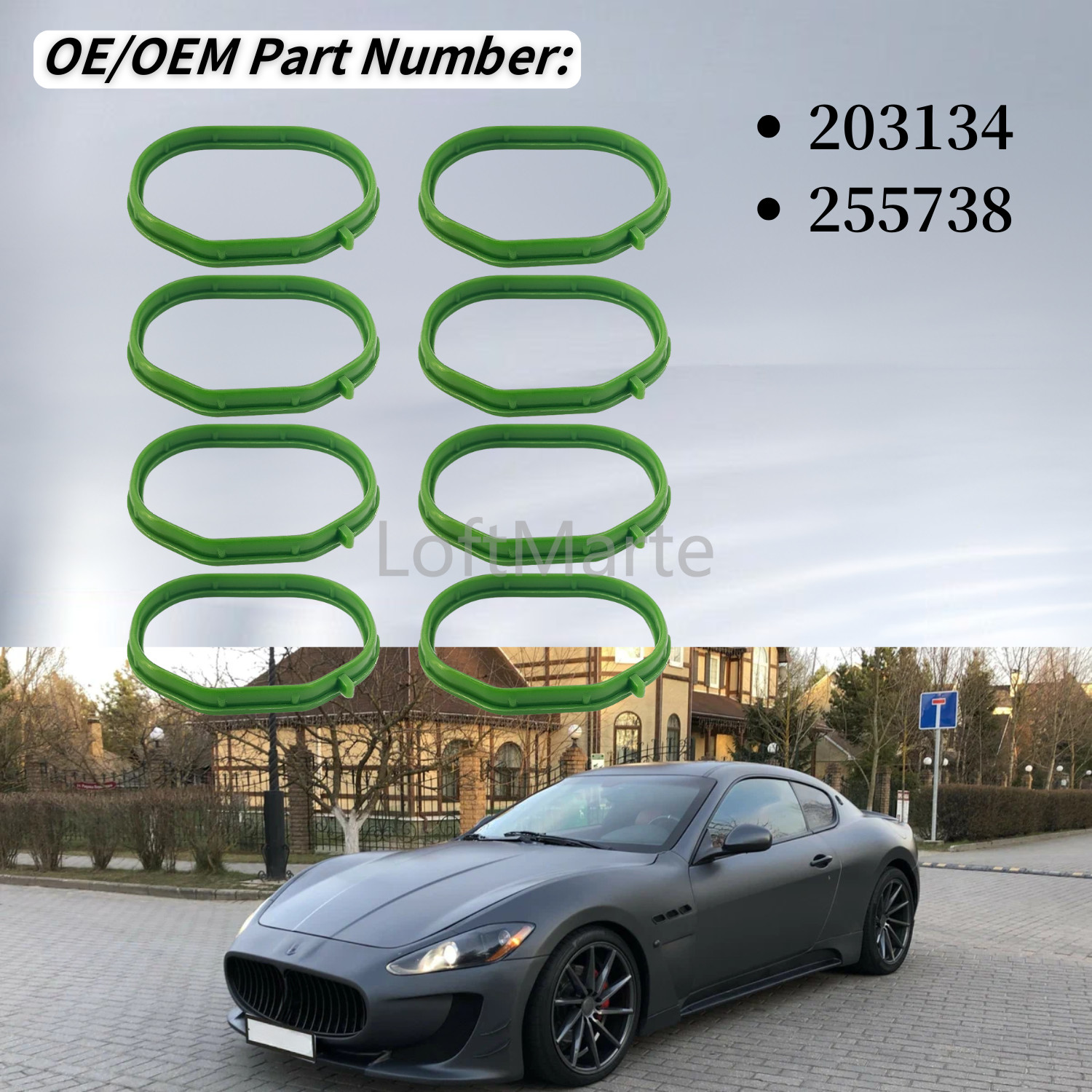 Intake Manifold Position Gaskets For Maserati Quattroporte GT GC 255738 203134