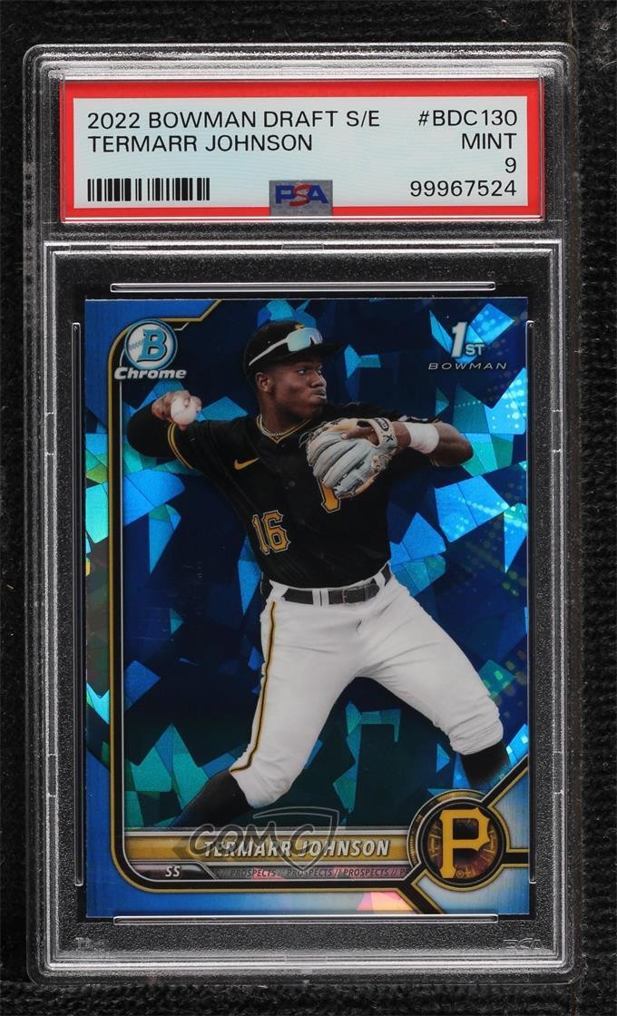 2022 Bowman Chrome Draft Sapphire Edition Termarr Johnson PSA 9 MINT 1kp3