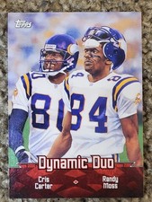 2000 Topps Dynamic Duo Randy Moss & Chris Carter - Minnesota Vikings Nfl