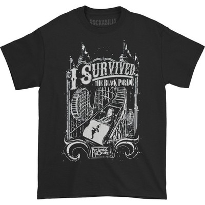 Men's My Chemical Romance I Survived Slim Fit T-shirt X-Large Black