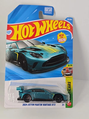 2026 Hot Wheels 2024 Green Aston Martin Vantage GT3 125/250
