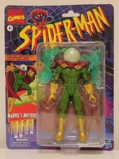 2020 Hasbro Marvel Legends Spider-Man Retro Card Mysterio 6  Figure New Sealed