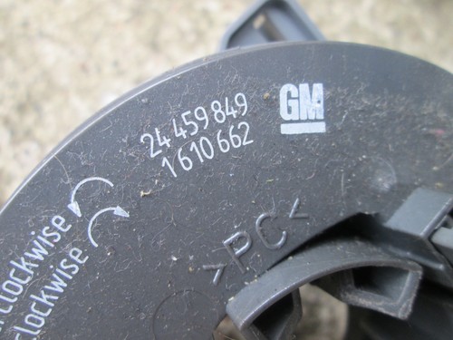 2006 VAUXHALL CORSA C AIRBAG SQUIB CLOCK SPRING WITHOUT RADIO CONTROLS 24459849 - Picture 2 of 2