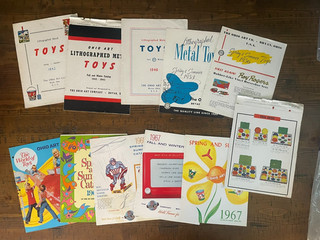 11 Vintage Ohio Art Company Catalogs