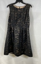 Vince Camuto Women Black Lace Dress Size 12