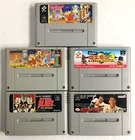 LOT of 5 NINTENDO Super Famicom GAMES Goemon 1 2 3 BLUES Wrestling SHIPS USA