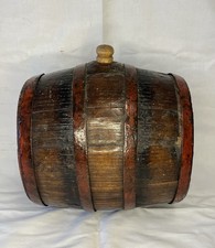 Revolutionary War to War of 1812 Gunpowder or Spirits Keg, ref. Kravic