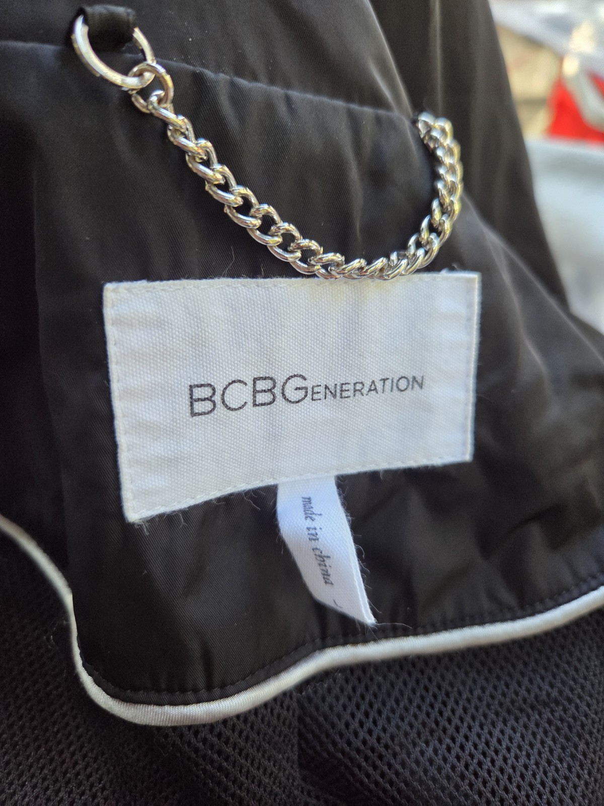BCBGeneration Black Utility Jacket Full Zip Hoode… - image 6